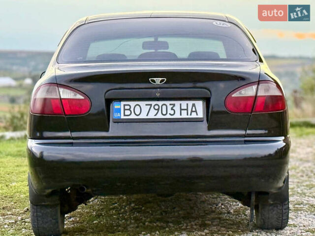 Черный Дэу Ланос, объемом двигателя 1.5 л и пробегом 230 тыс. км за 2600 $, фото 10 на Automoto.ua