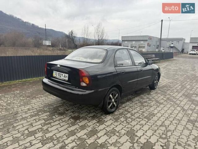 Черный Дэу Ланос, объемом двигателя 1.5 л и пробегом 300 тыс. км за 1700 $, фото 4 на Automoto.ua