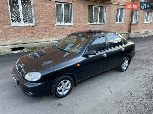 Черный Дэу Ланос, объемом двигателя 1.4 л и пробегом 233 тыс. км за 2500 $, фото 5 на Automoto.ua