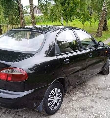Черный Дэу Ланос, объемом двигателя 1.5 л и пробегом 163 тыс. км за 1600 $, фото 4 на Automoto.ua