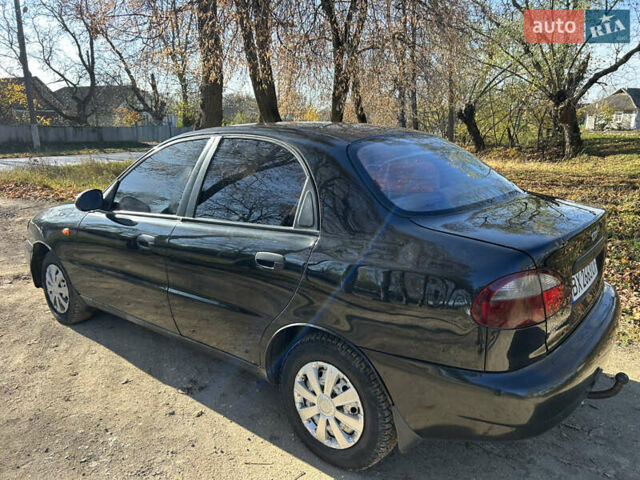 Черный Дэу Ланос, объемом двигателя 1.5 л и пробегом 152 тыс. км за 1550 $, фото 4 на Automoto.ua