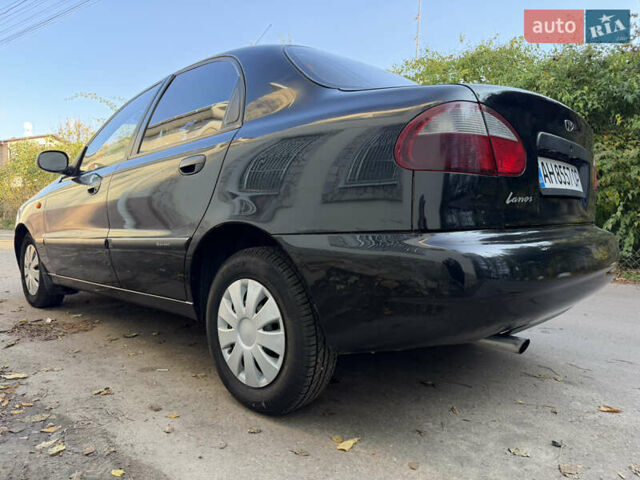 Черный Дэу Ланос, объемом двигателя 1.5 л и пробегом 100 тыс. км за 2900 $, фото 7 на Automoto.ua