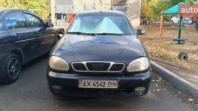 Черный Дэу Ланос, объемом двигателя 1.5 л и пробегом 238 тыс. км за 1950 $, фото 3 на Automoto.ua