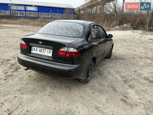 Черный Дэу Ланос, объемом двигателя 1.5 л и пробегом 219 тыс. км за 2300 $, фото 3 на Automoto.ua