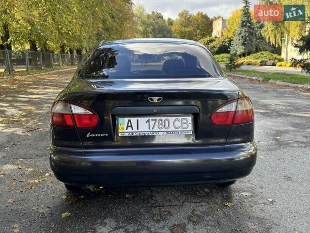 Черный Дэу Ланос, объемом двигателя 1.5 л и пробегом 164 тыс. км за 3000 $, фото 4 на Automoto.ua