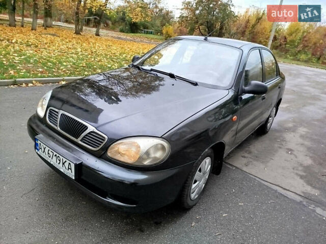 Деу Ланос 2008 у Харкові на Automoto.ua Чорний Деу Ланос, об'ємом двигуна 1.5 л та пробігом 350 тис. км за 1900 $, фото 2 на Automoto.ua
