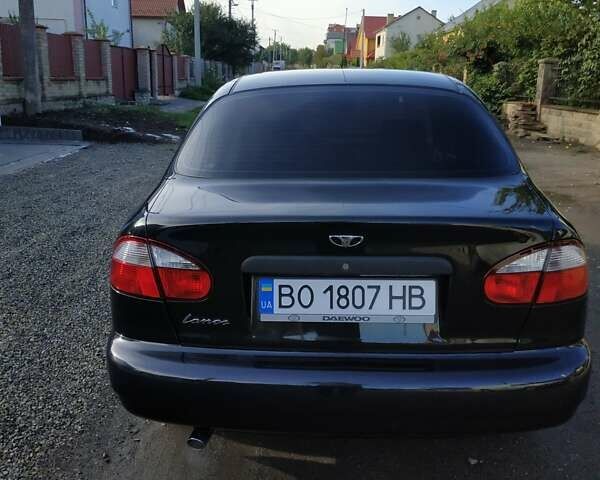 Чорний Деу Ланос, об'ємом двигуна 1.5 л та пробігом 37 тис. км за 3950 $, фото 10 на Automoto.ua