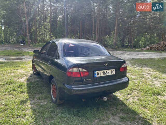 Чорний Деу Ланос, об'ємом двигуна 1.5 л та пробігом 189 тис. км за 2200 $, фото 6 на Automoto.ua