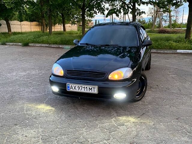 Черный Дэу Ланос, объемом двигателя 1.6 л и пробегом 0 тыс. км за 2150 $, фото 1 на Automoto.ua
