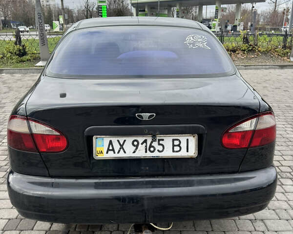 Черный Дэу Ланос, объемом двигателя 1.5 л и пробегом 142 тыс. км за 2799 $, фото 4 на Automoto.ua