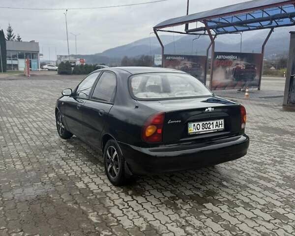 Черный Дэу Ланос, объемом двигателя 1.5 л и пробегом 300 тыс. км за 1700 $, фото 3 на Automoto.ua