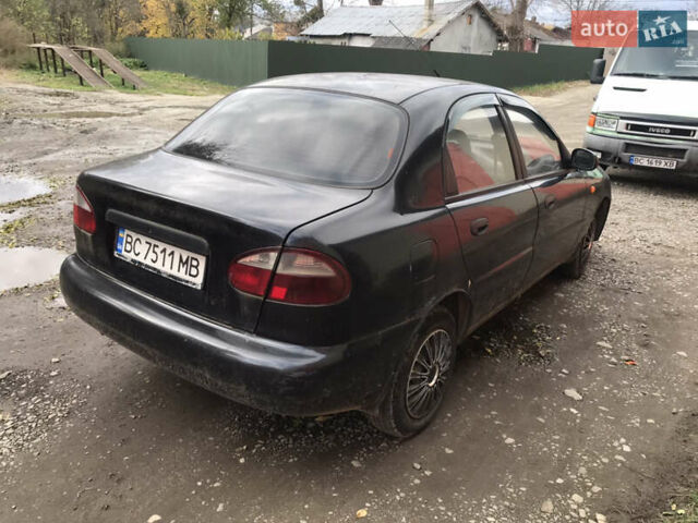 Черный Дэу Ланос, объемом двигателя 1.5 л и пробегом 150 тыс. км за 950 $, фото 4 на Automoto.ua