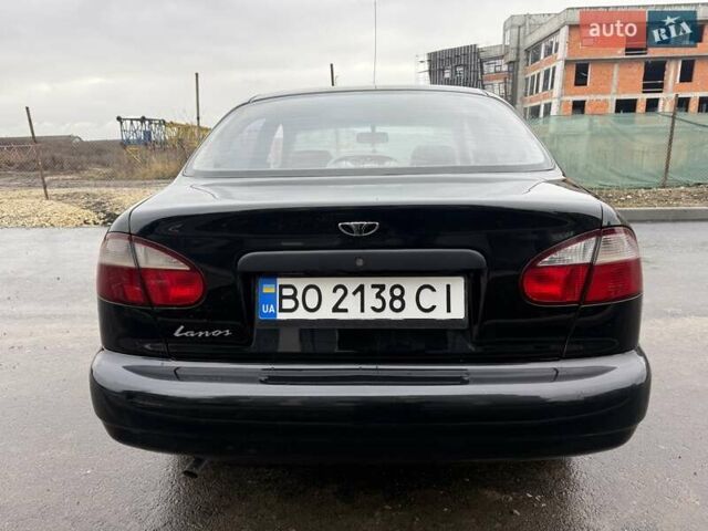 Черный Дэу Ланос, объемом двигателя 1.5 л и пробегом 128 тыс. км за 2999 $, фото 6 на Automoto.ua
