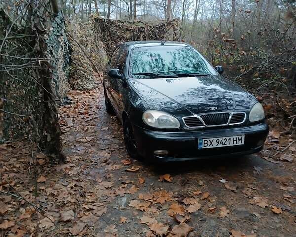 Чорний Деу Ланос, об'ємом двигуна 1.39 л та пробігом 170 тис. км за 2500 $, фото 11 на Automoto.ua
