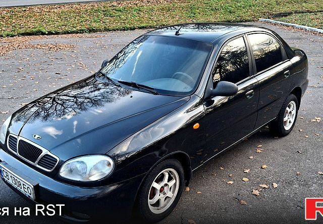 Дэу Ланос 2008 в Лубнах на Automoto.ua Черный Дэу Ланос, объемом двигателя 1.5 л и пробегом 153 тыс. км за 2550 $, фото 2 на Automoto.ua
