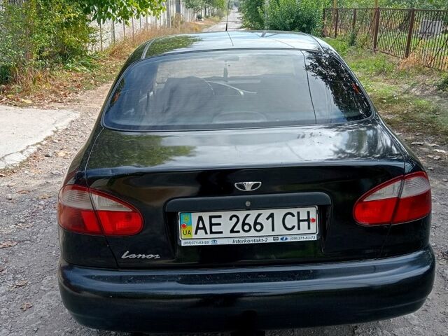 Черный Дэу Ланос, объемом двигателя 1.5 л и пробегом 213 тыс. км за 2400 $, фото 3 на Automoto.ua