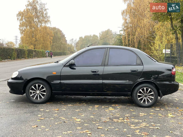 Черный Дэу Ланос, объемом двигателя 1.5 л и пробегом 156 тыс. км за 2750 $, фото 5 на Automoto.ua