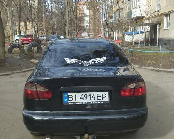 Черный Дэу Ланос, объемом двигателя 1.5 л и пробегом 246 тыс. км за 2650 $, фото 5 на Automoto.ua