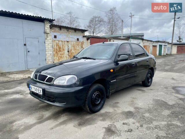 Чорний Деу Ланос, об'ємом двигуна 1.4 л та пробігом 180 тис. км за 1800 $, фото 10 на Automoto.ua