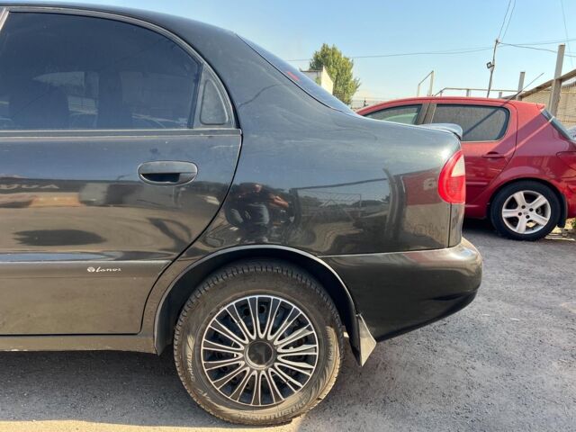 Черный Дэу Ланос, объемом двигателя 1.5 л и пробегом 209 тыс. км за 3490 $, фото 12 на Automoto.ua