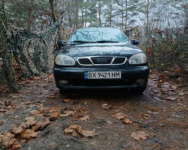 Чорний Деу Ланос, об'ємом двигуна 1.39 л та пробігом 170 тис. км за 2500 $, фото 10 на Automoto.ua