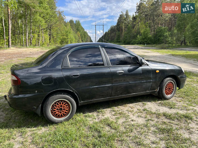 Чорний Деу Ланос, об'ємом двигуна 1.5 л та пробігом 189 тис. км за 2200 $, фото 4 на Automoto.ua