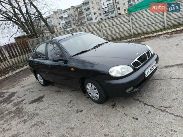 Черный Дэу Ланос, объемом двигателя 1.5 л и пробегом 240 тыс. км за 1800 $, фото 3 на Automoto.ua