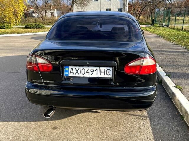 Черный Дэу Ланос, объемом двигателя 1.6 л и пробегом 326 тыс. км за 2700 $, фото 8 на Automoto.ua