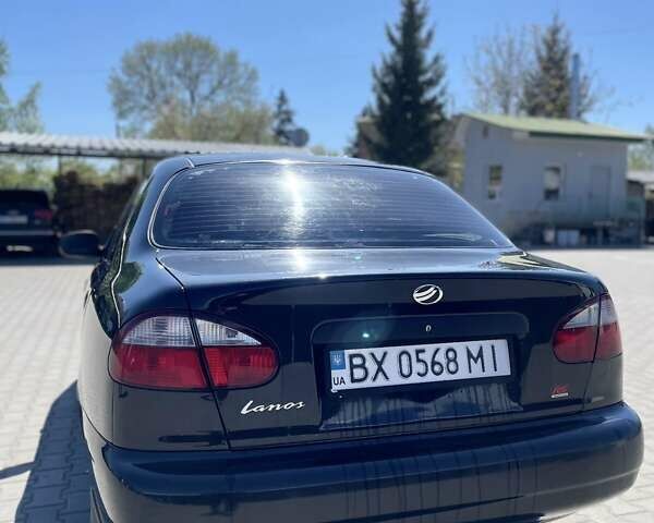 Черный Дэу Ланос, объемом двигателя 1.5 л и пробегом 168 тыс. км за 2500 $, фото 2 на Automoto.ua