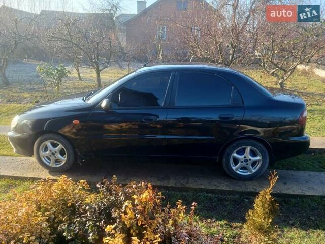 Черный Дэу Ланос, объемом двигателя 1.5 л и пробегом 76 тыс. км за 2300 $, фото 4 на Automoto.ua