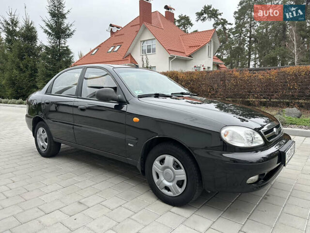 Черный Дэу Ланос, объемом двигателя 1.5 л и пробегом 158 тыс. км за 2850 $, фото 1 на Automoto.ua