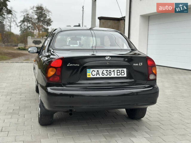 Черный Дэу Ланос, объемом двигателя 1.5 л и пробегом 158 тыс. км за 2850 $, фото 13 на Automoto.ua