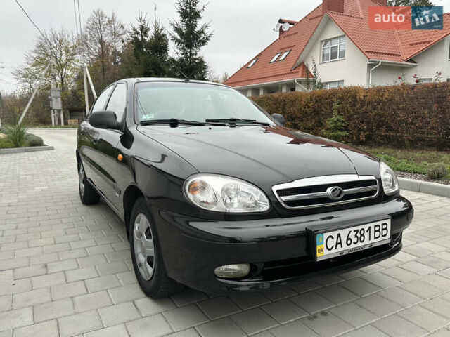 Черный Дэу Ланос, объемом двигателя 1.5 л и пробегом 158 тыс. км за 2850 $, фото 2 на Automoto.ua