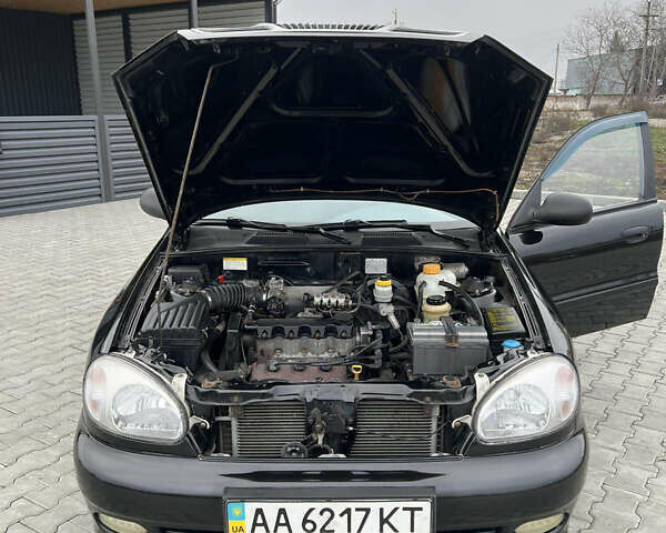 Черный Дэу Ланос, объемом двигателя 1.5 л и пробегом 158 тыс. км за 3100 $, фото 9 на Automoto.ua