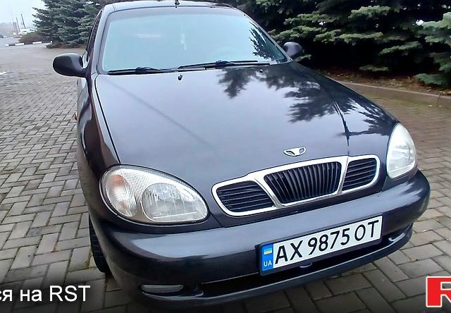 Черный Дэу Ланос, объемом двигателя 1.5 л и пробегом 170 тыс. км за 2500 $, фото 1 на Automoto.ua