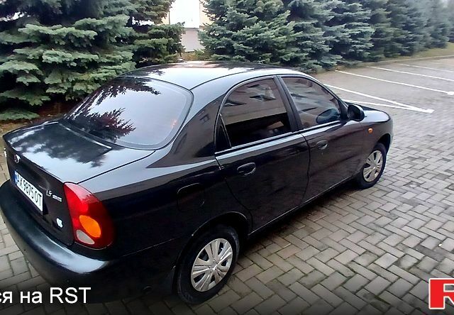 Черный Дэу Ланос, объемом двигателя 1.5 л и пробегом 170 тыс. км за 2500 $, фото 5 на Automoto.ua