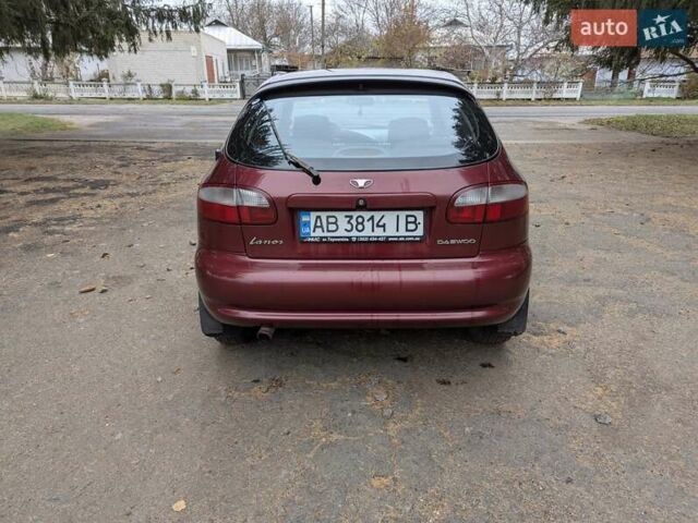 Красный Дэу Ланос, объемом двигателя 1.6 л и пробегом 304 тыс. км за 2050 $, фото 7 на Automoto.ua