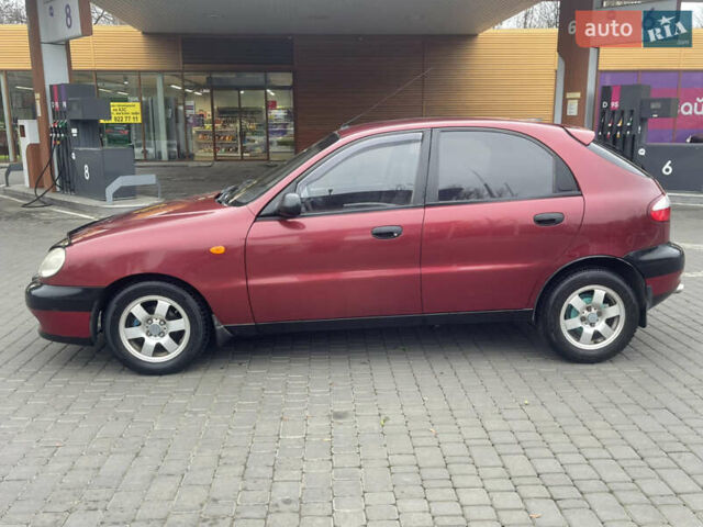 Красный Дэу Ланос, объемом двигателя 1.5 л и пробегом 194 тыс. км за 2300 $, фото 7 на Automoto.ua