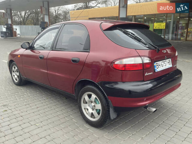 Красный Дэу Ланос, объемом двигателя 1.5 л и пробегом 194 тыс. км за 2300 $, фото 6 на Automoto.ua