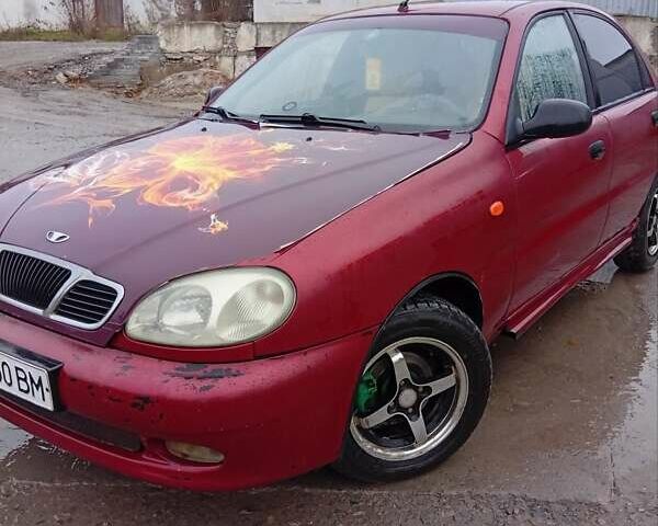 Червоний Деу Ланос, об'ємом двигуна 1.5 л та пробігом 170 тис. км за 2200 $, фото 1 на Automoto.ua