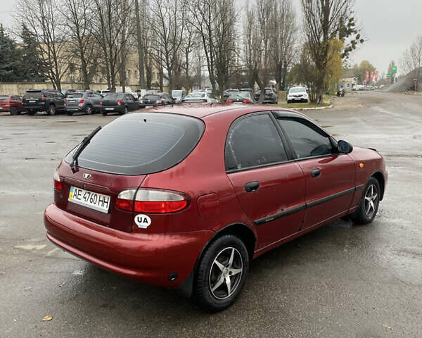 Красный Дэу Ланос, объемом двигателя 1.5 л и пробегом 350 тыс. км за 1399 $, фото 2 на Automoto.ua