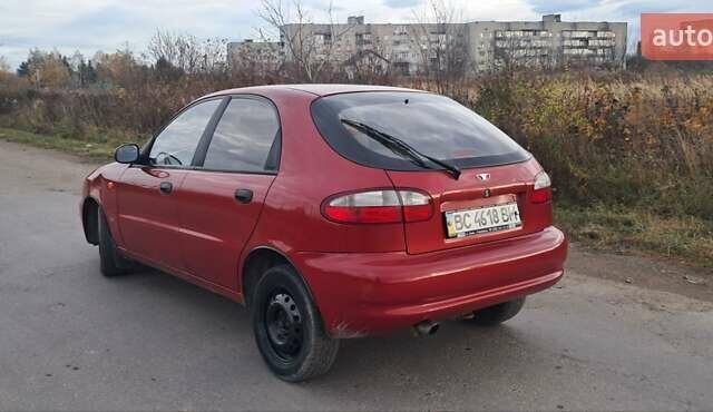 Дэу Ланос 2008 в Стрые на Automoto.ua Красный Дэу Ланос, объемом двигателя 1.5 л и пробегом 175 тыс. км за 1799 $, фото 6 на Automoto.ua