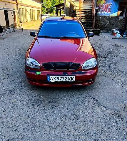 Красный Дэу Ланос, объемом двигателя 1.5 л и пробегом 195 тыс. км за 2850 $, фото 3 на Automoto.ua