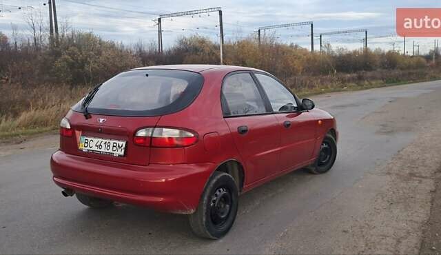 Дэу Ланос 2008 в Стрые на Automoto.ua Красный Дэу Ланос, объемом двигателя 1.5 л и пробегом 175 тыс. км за 1799 $, фото 2 на Automoto.ua