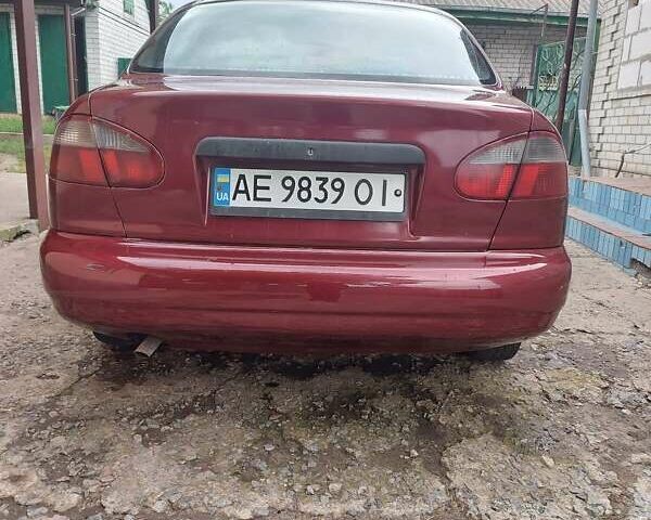 Красный Дэу Ланос, объемом двигателя 1.5 л и пробегом 452 тыс. км за 2600 $, фото 3 на Automoto.ua