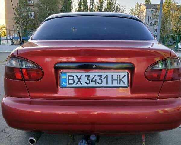 Красный Дэу Ланос, объемом двигателя 1.5 л и пробегом 335 тыс. км за 2200 $, фото 3 на Automoto.ua