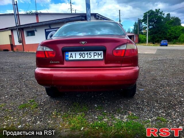 Красный Дэу Ланос, объемом двигателя 1.5 л и пробегом 520 тыс. км за 1450 $, фото 3 на Automoto.ua