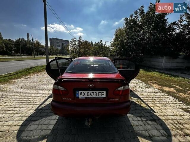 Красный Дэу Ланос, объемом двигателя 1.5 л и пробегом 326 тыс. км за 3100 $, фото 9 на Automoto.ua