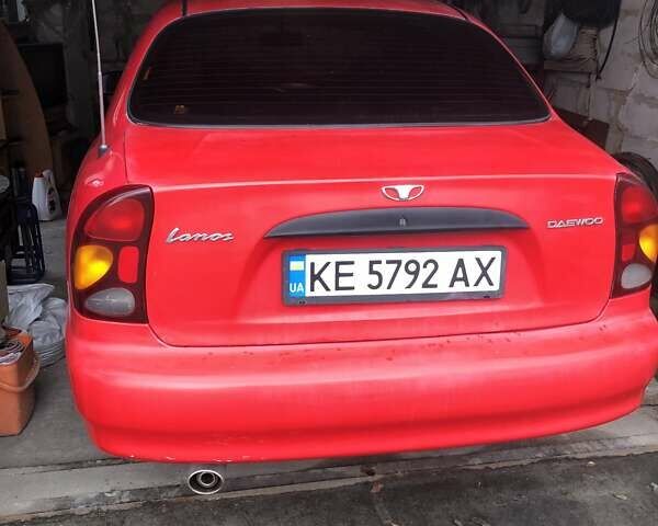 Красный Дэу Ланос, объемом двигателя 1.6 л и пробегом 251 тыс. км за 2300 $, фото 1 на Automoto.ua