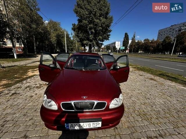 Красный Дэу Ланос, объемом двигателя 1.5 л и пробегом 326 тыс. км за 3100 $, фото 8 на Automoto.ua